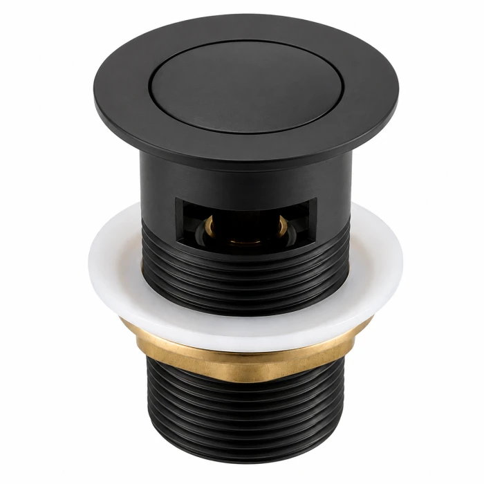 Solid Brass Basin Pop Up Waste with Overflow