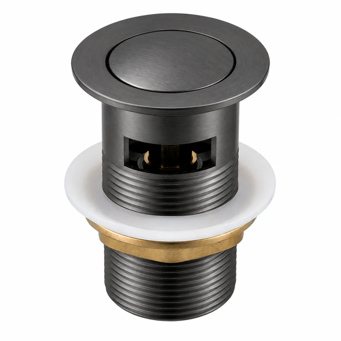 Solid Brass Basin Pop Up Waste with Overflow