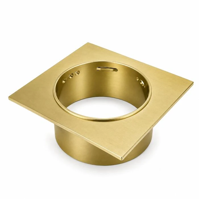 Tile Insert POP waste, 80mm outlet Gold