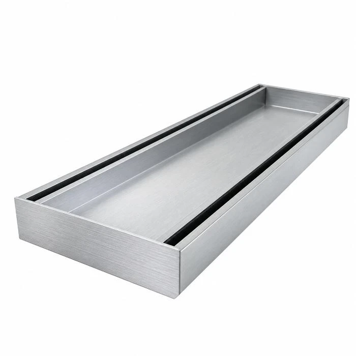 Aluminium  e Insert Grate Brushed Silve