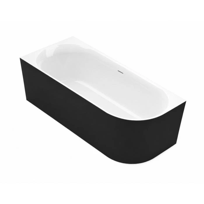 Regio Serenity Left Corner Back to Wall Elegant Acrylic Bathtub Series
