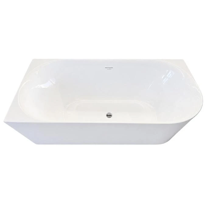Regio Luna Back and Left Wall Double Curved Luxury Acrylic Bathtub