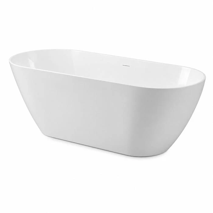 Regio Nova Freestanding Egg Shape Luxury Acrylic Deep Soaking Bathtub Collection Series