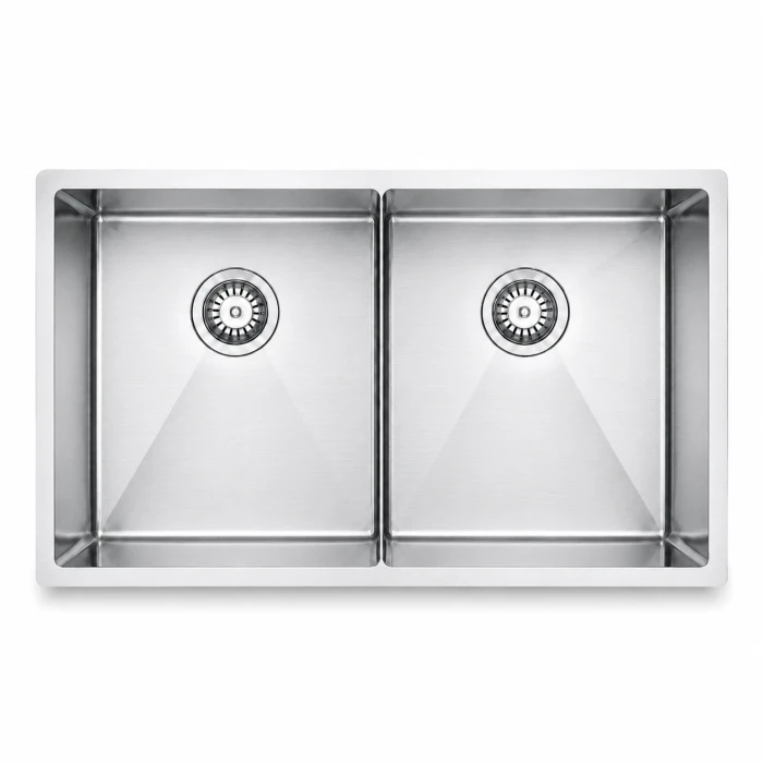 Regio 754420 Series Pressed Stainless Steel Double Bowl Kitchen Sink