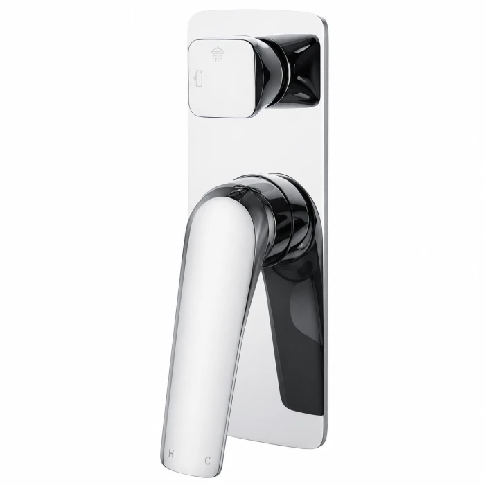 Regio Selene Bathroom Wall Mixer with Diverter