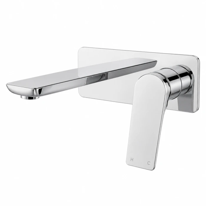 Regio Cacey Series Square Wall Mixer with Spout